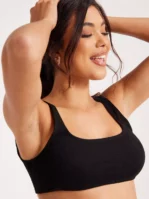 OW COLLECTION - BH - Black - Holly Top - Underkläder - Bra