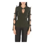 Bottega Veneta Bottega Veneta Girl& Crew Neck Jumper Grön, Dam