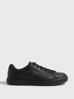 Fred Perry B71 Tumbled Leather Sneakers Black