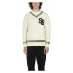 MC2 Saint Barth V-neck Knitwear Beige, Dam