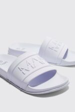 Man Dash Badtofflor, White