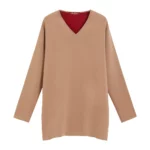 Max Mara Studio Mogano lång tröja Brun, Dam