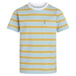 Mads Nørgaard Trolino Summer Stripe Tee Niagara Mist Stripe