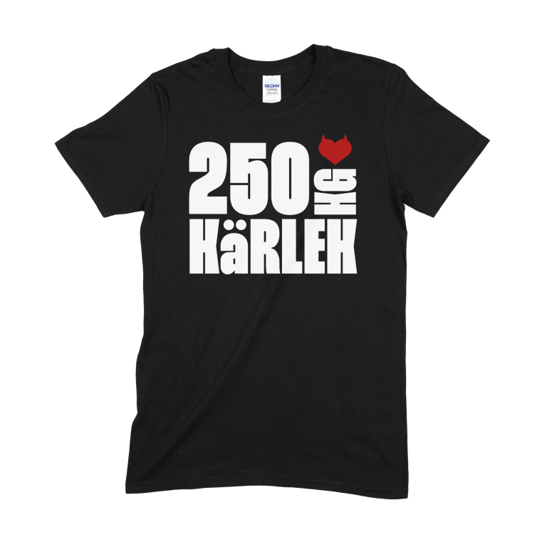 Merch t-shirt 250 kg kärlek