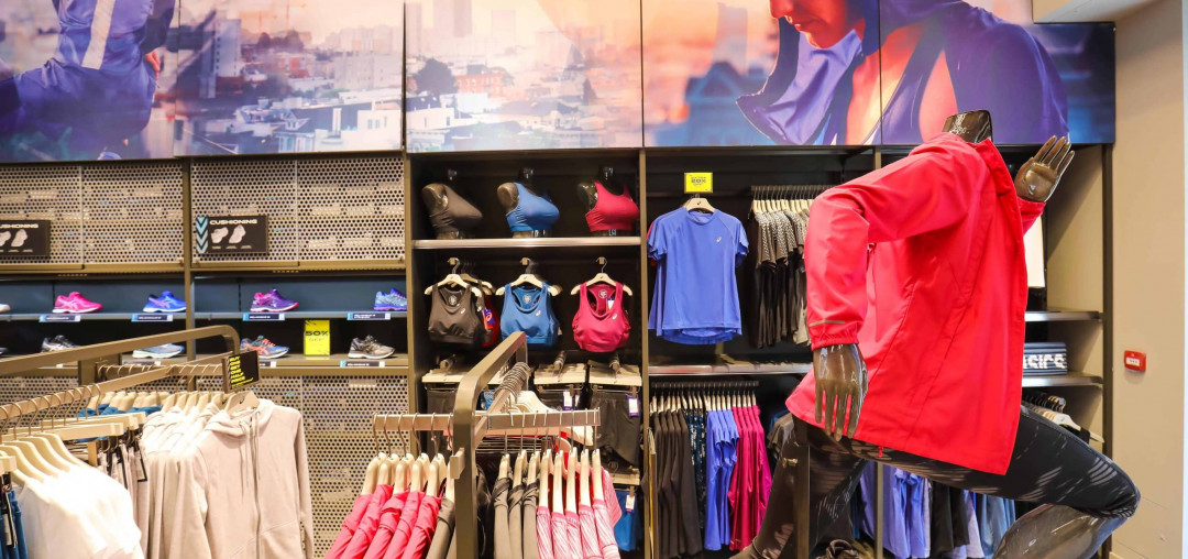 Commercial Photography shot by 360virtualtour.co at the ASICS Regent Street Retail Store
