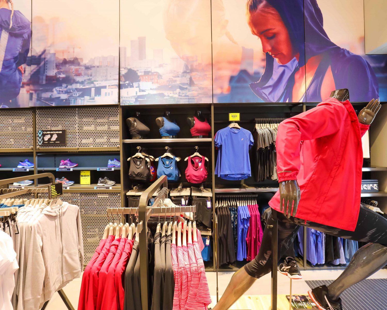 Commercial Photography shot by 360virtualtour.co at the ASICS Regent Street Retail Store