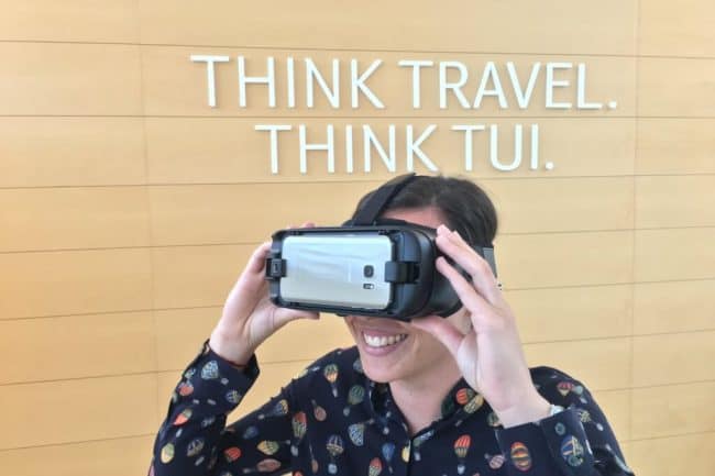 Virtual Reality with TUI Travel Agents