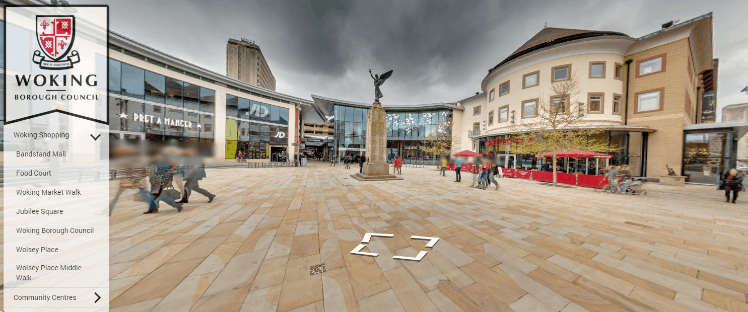 Woking Shopping Town Centre Google Street View 360 Virtual Tour Co.