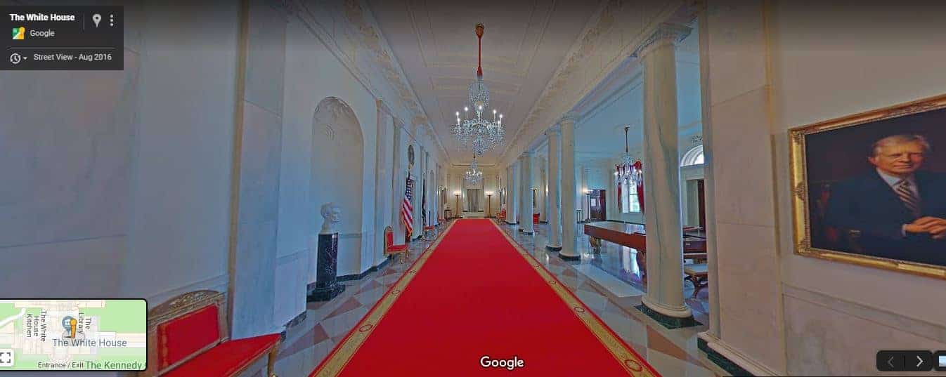 White House Instant Street View The White House Google Virtual Tour - 360 Virtual Tour Co.