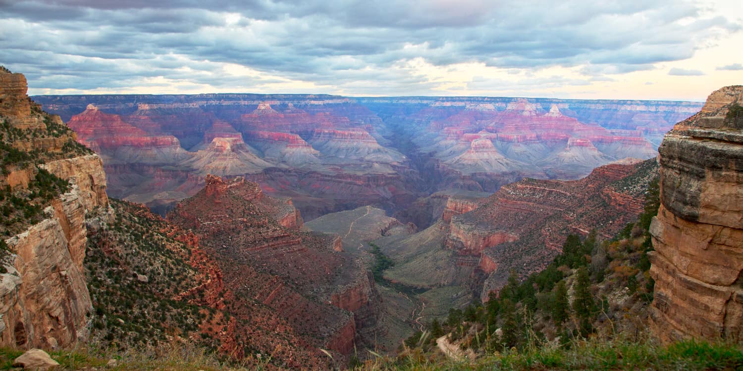 grand canyon aerial view