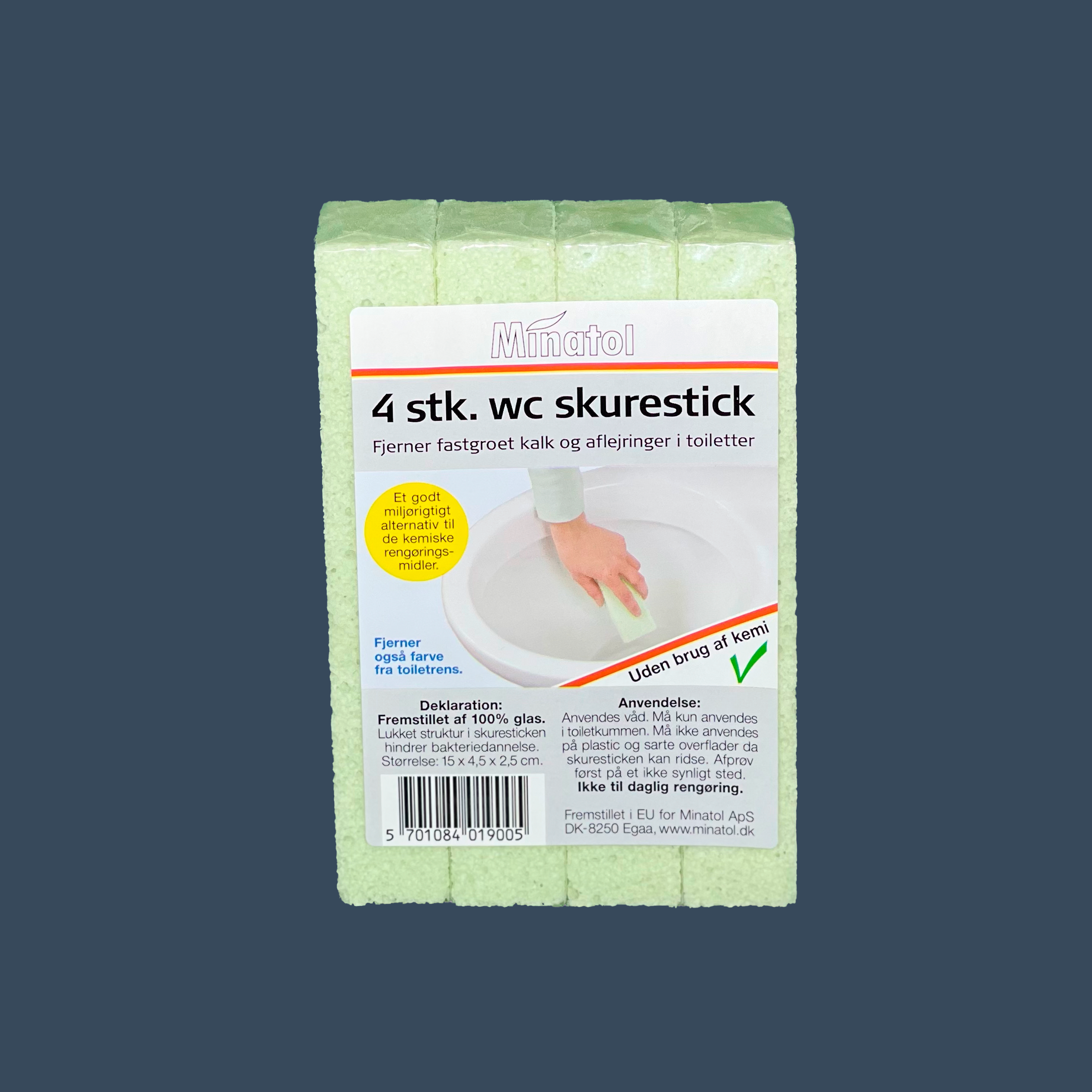 WC-skurestik fra minatol - 4 stk