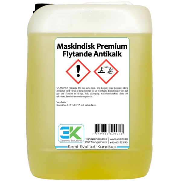 Maskindisk Premium Flytande Antikalk