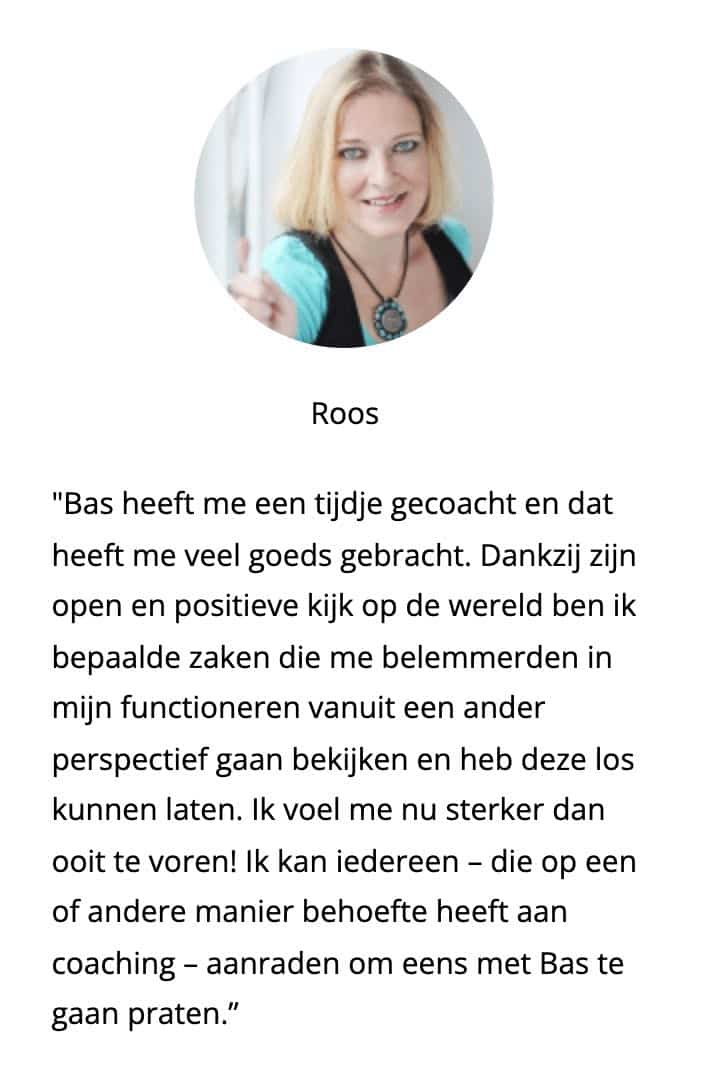 Life coach Amsterdam Testimonial 5