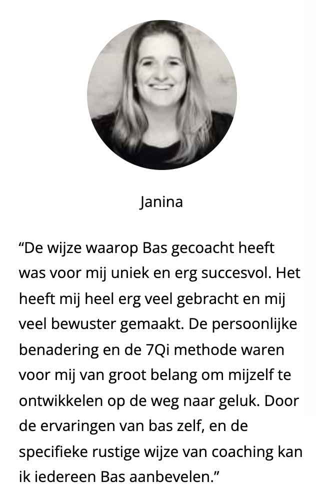 Life coach Amsterdam testimonial