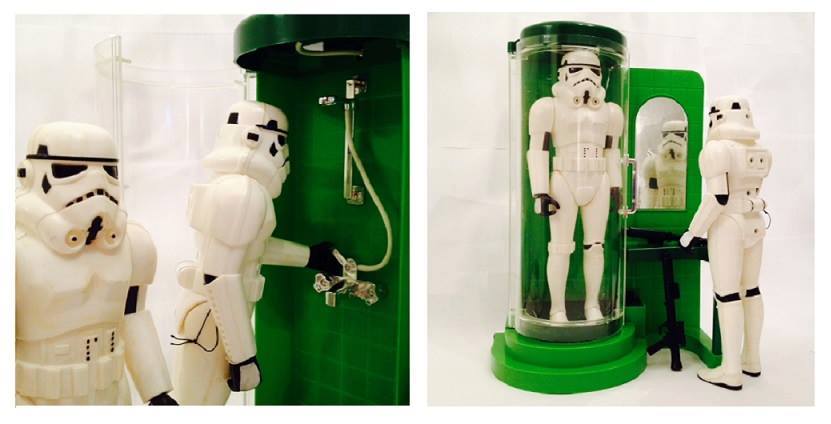 Stormtroopers taking a shower