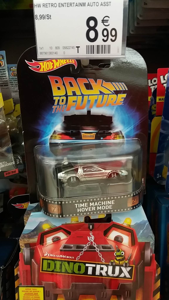 Back to the future Delorean Hotwheels elite