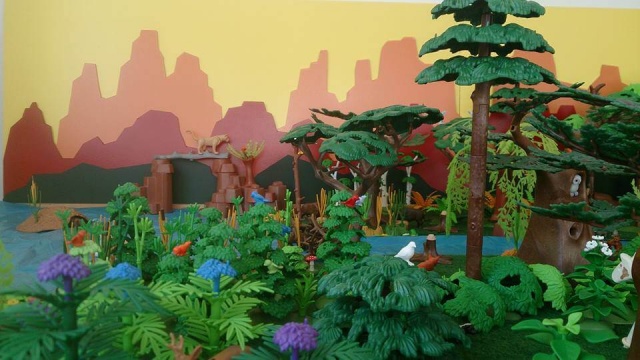 Playmobil diorama bos