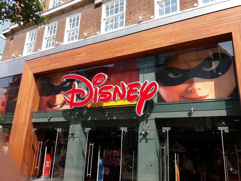 London Shopping Disney Store Oxford Street