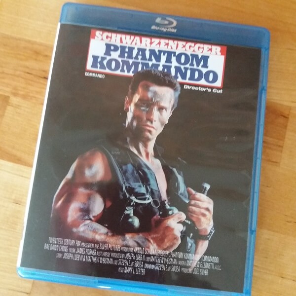 Arnold Schwarzenegger Commando Blu Ray