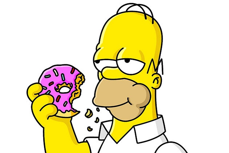 Homer Simpson Disney The Simpsons donut