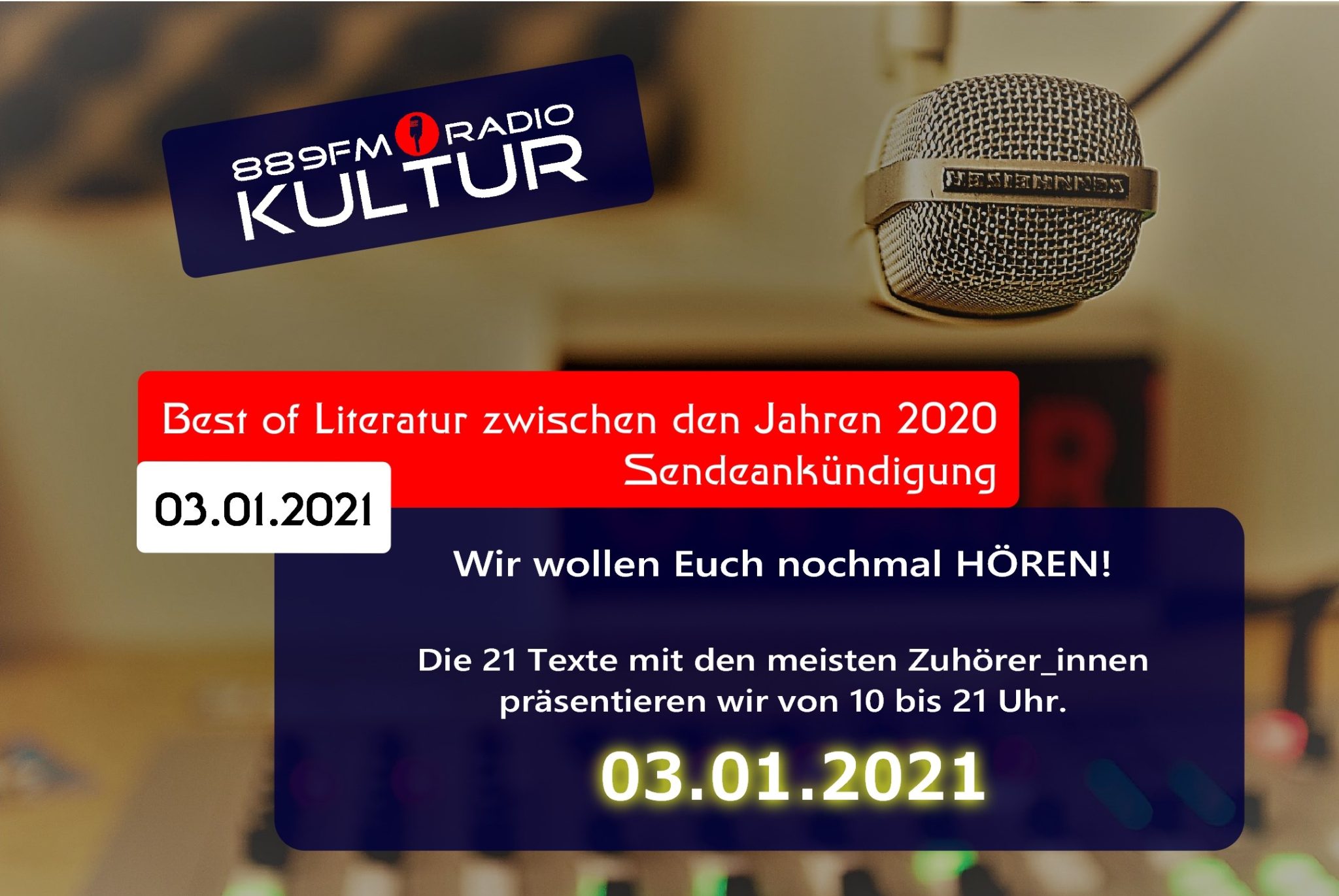 Radio 889FM Kultur, 889FM Kultur