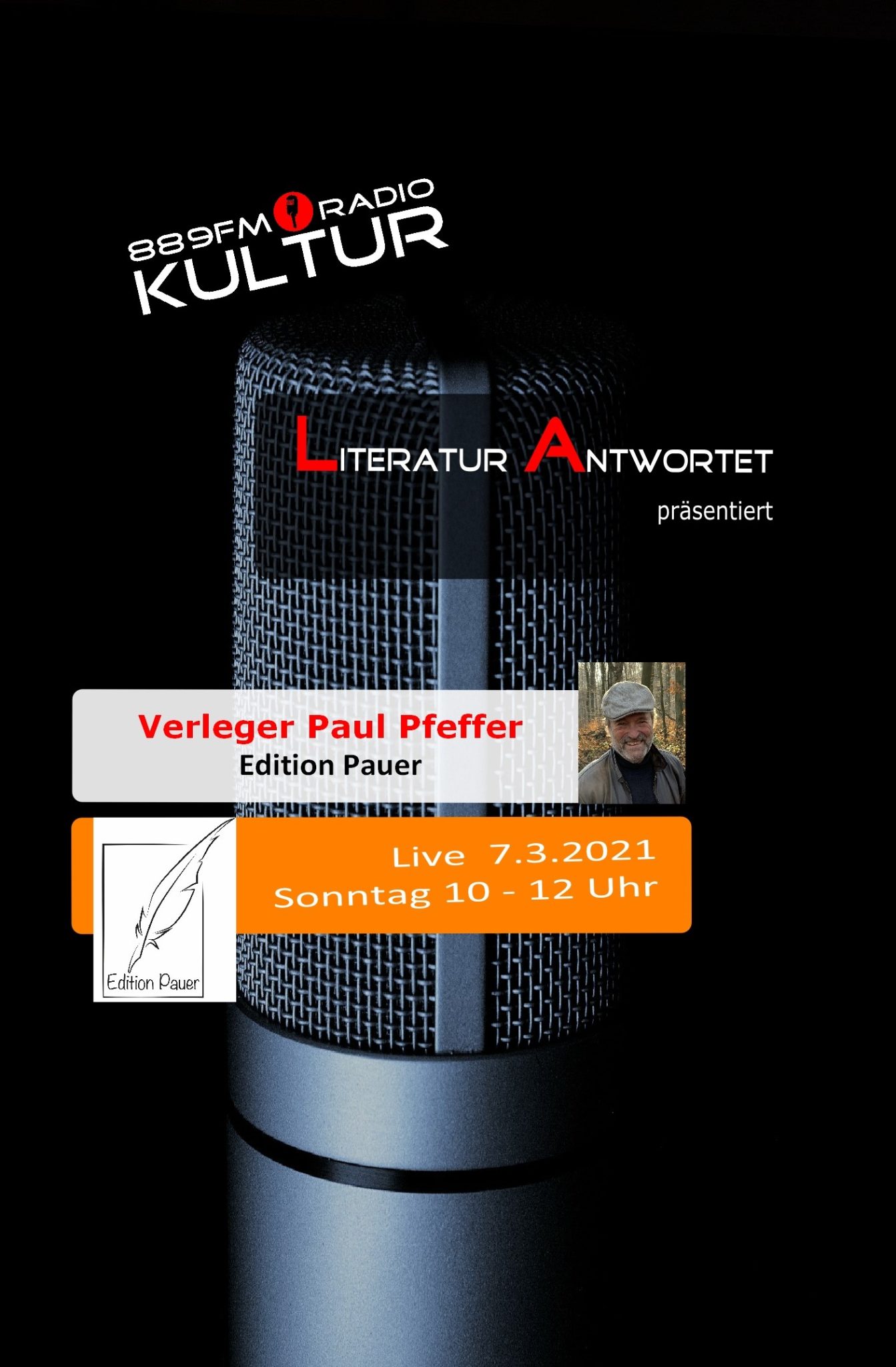 Literatur antwortet – Verleger Paul Pfeffer – Edition Pauer