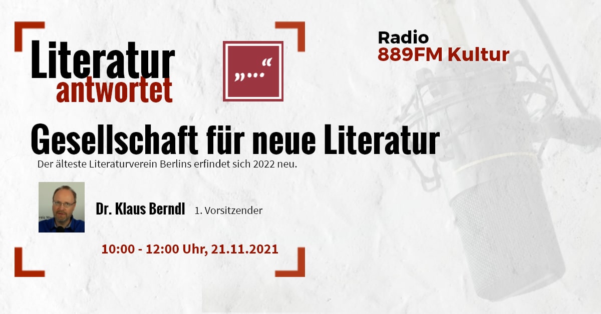 Literatur antwortet – Gesellschaft für neue Literatur Berlin