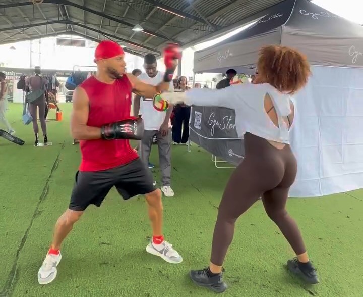 Yemi Alade Joins Charles Okocha’s Training Camp As Portable Rematch Fever Builds