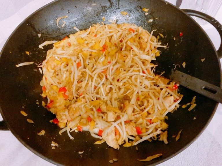 Wok met kip