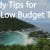 How to Take a Super-Low-Budget Holiday?