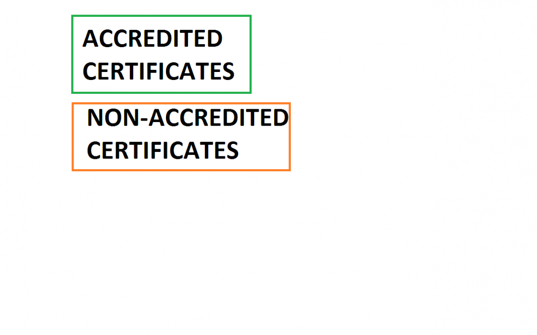 ACCREDITED CERTIFICATES