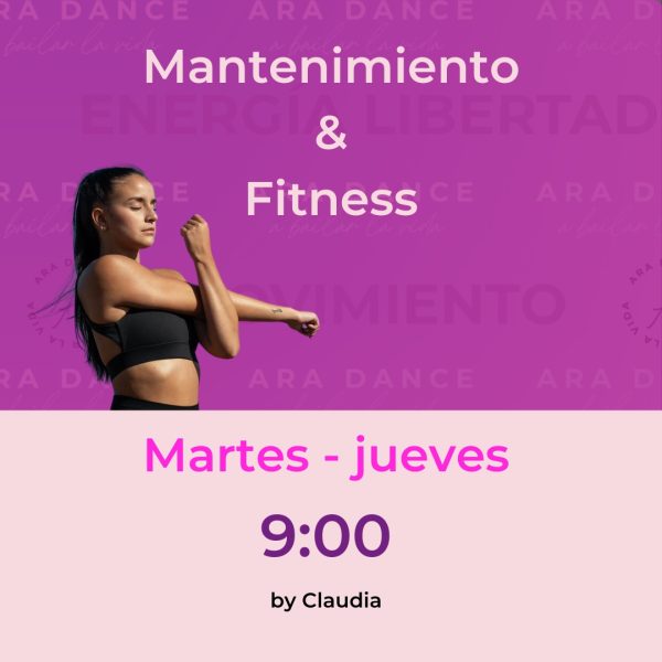 Mantenimiento & Fitness ( martes y jueves a las 9:00)