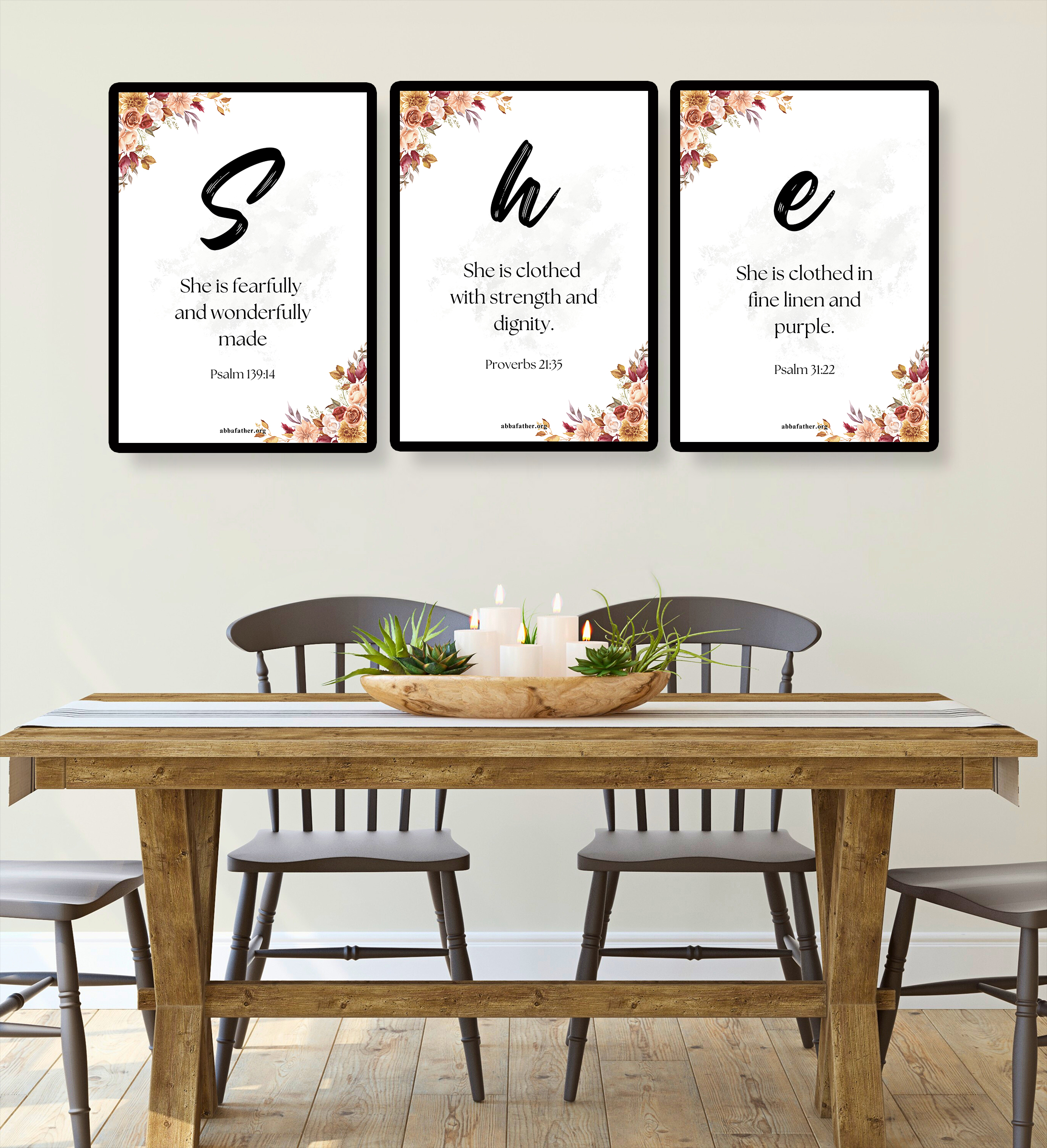 A4 SHE IS MOCKUP
