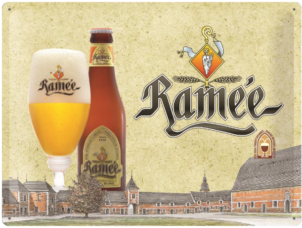 Bière la ramée d'abbaye belge traditionnelle, brassée en haute levure et non filtrée. Arômes complexes, disponible en Blonde et Triple.