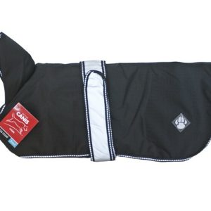 2 in 1 Dog Coat - 30 cm / Svart