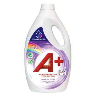 A+ Tvättmedel Color, flytande kulörtvätt, 2,2L