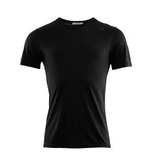 Aclima LightWool Undershirt T-Shirt Man Black