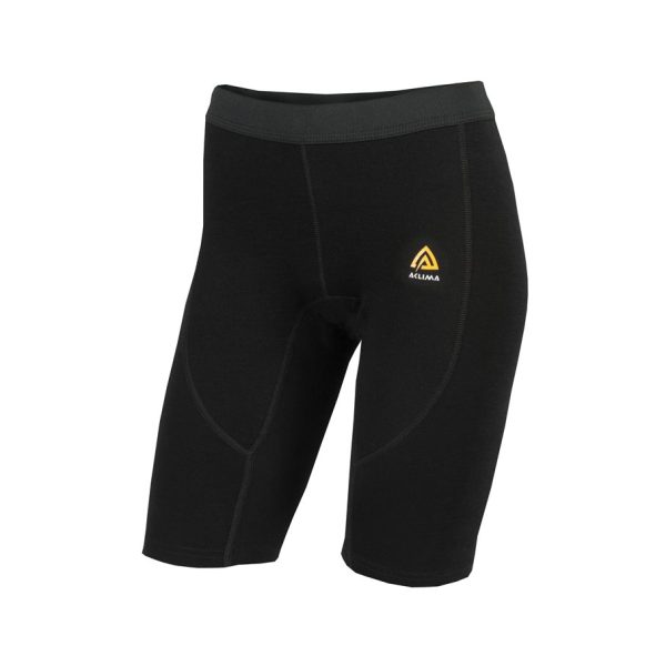 Aclima WarmWool Shorts (Long) Woman Jet Black