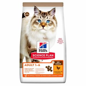 Adult Cat No Grain torrfoder med kyckling - 1,5 kg