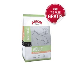 Adult Small Breed Lax & Ris - 7,5 kg