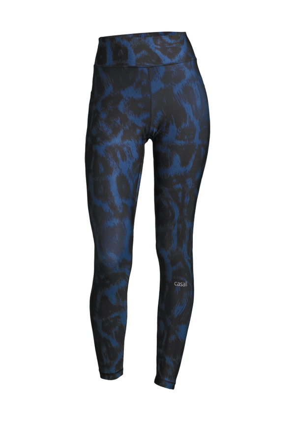 Awake Printed Tights - Passion Blue