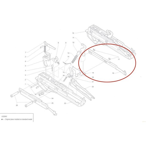 Carrier Latch, Benelli Supernova