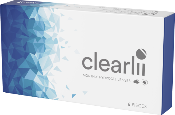 Clearlii Monthly Hydrogel månadslinser -1.50 6 st