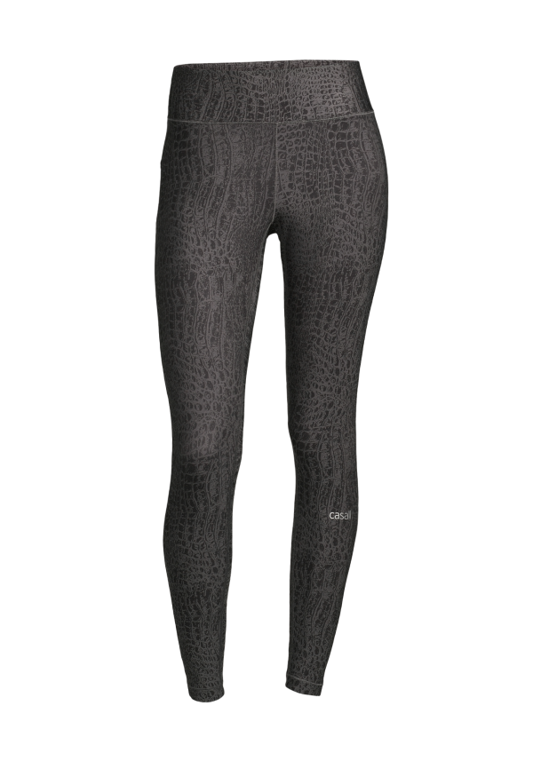 Croco Tights - Grey Croco