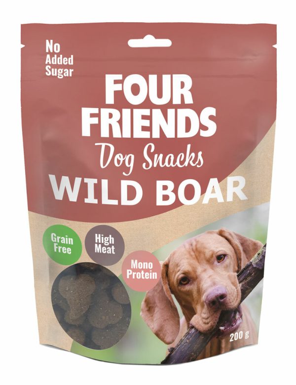 Dog Snacks Wild Boar hundgodis - 200 g