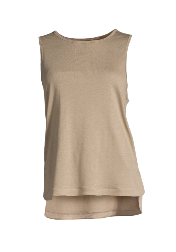 Drapy Muscle Tank - Comfort Grey