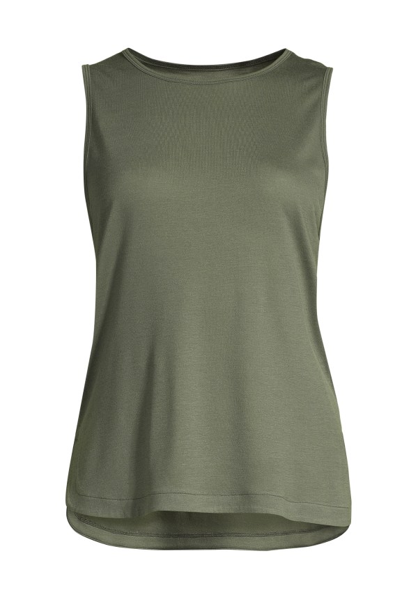 Drapy Muscle Tank - Northern Green