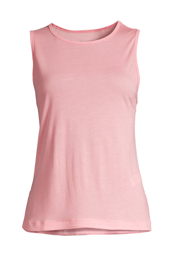 Drapy Muscle Tank - Rising Pink