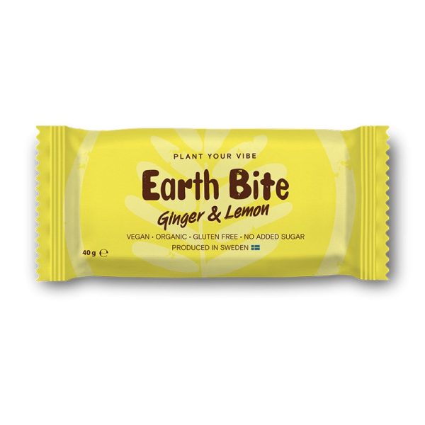 Earth Bite Ginger Lemon 40 G