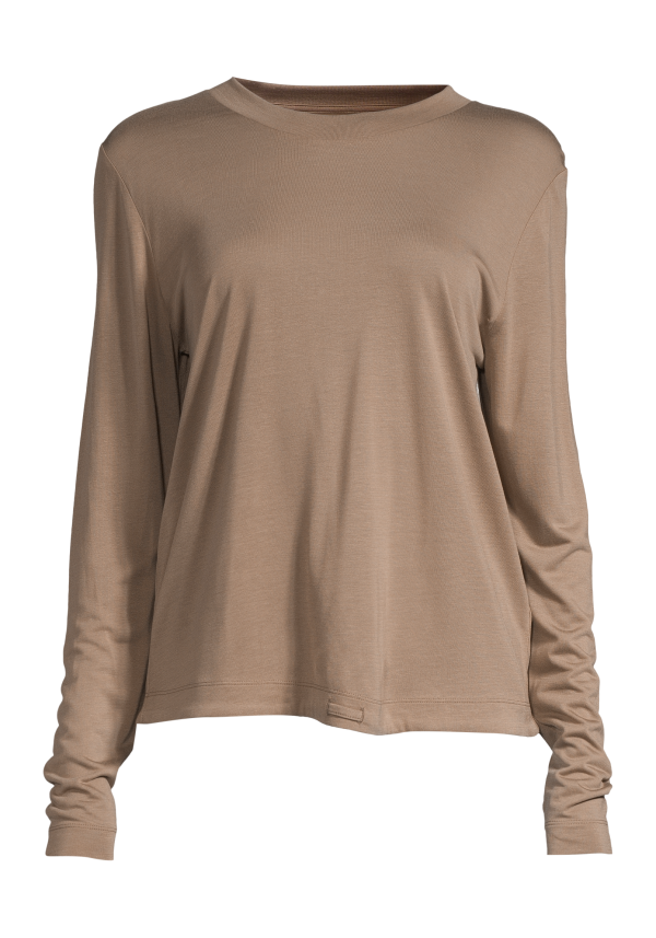 Ease Crew Neck - Taupe Grey